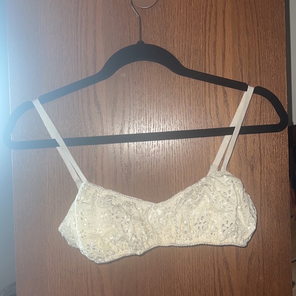For Love and Lemons Sophie Eyelet Bralette Size S - Picture 3 of 3